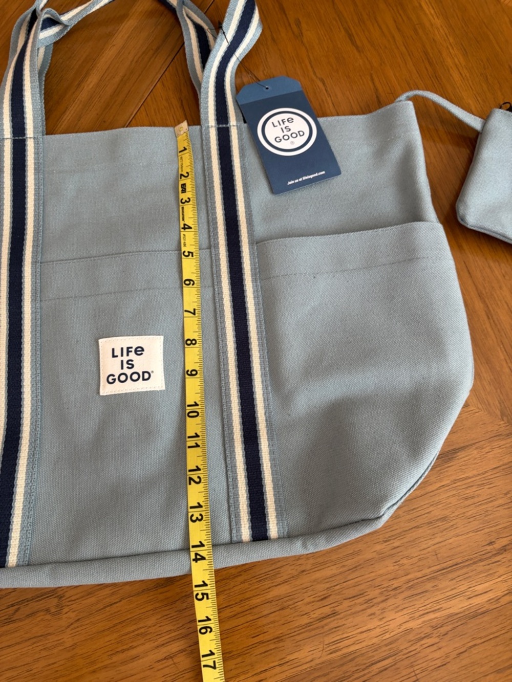 Life Is Good Canvas Tote - Picture 5 of 9